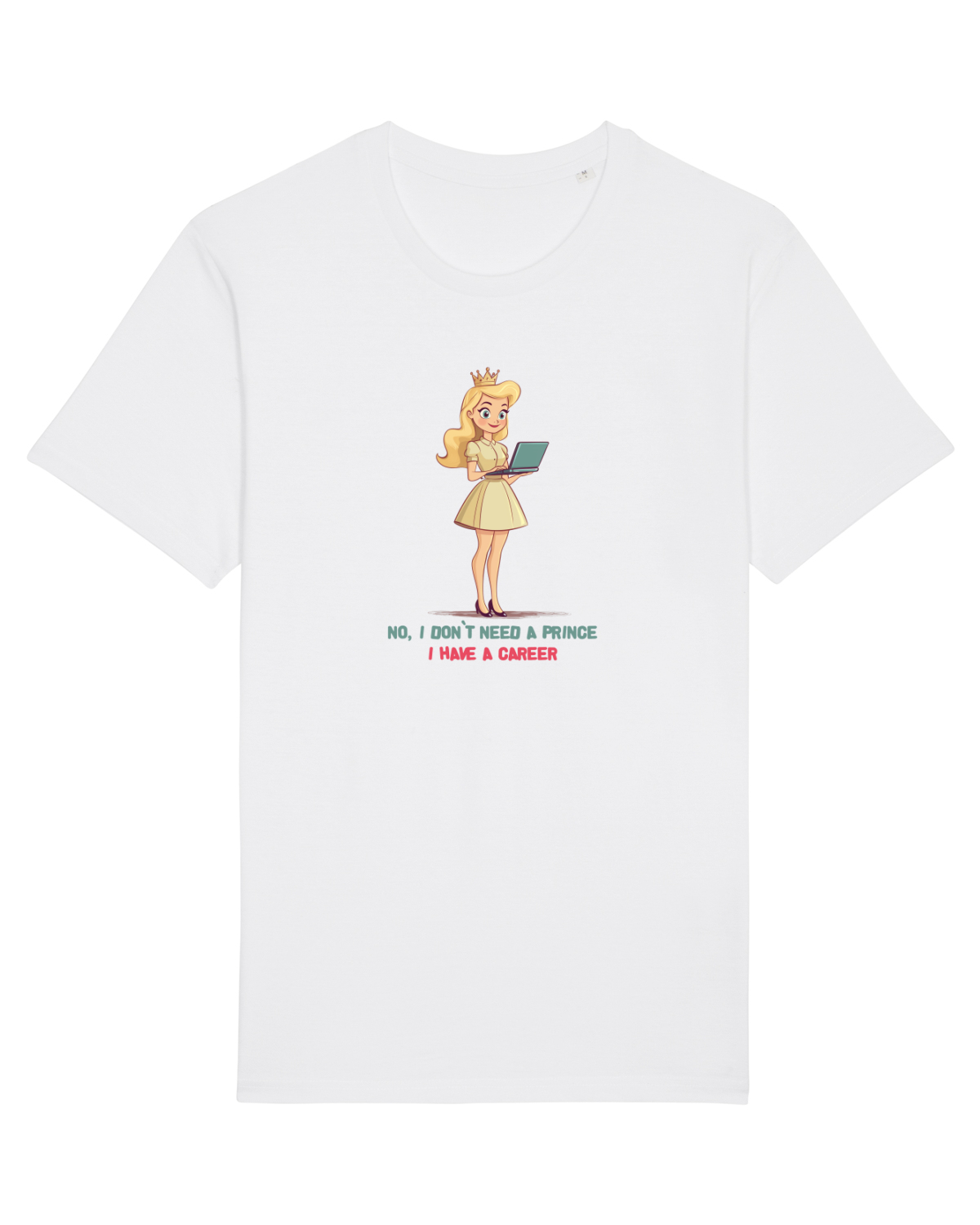 Tricou mânecă scurtă Unisex Rocker White