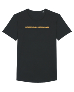 PROFESSIONAL OVERTHINKER Tricou mânecă scurtă guler larg Bărbat Skater