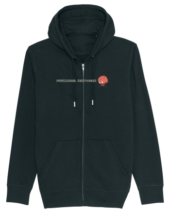 PROFESSIONAL OVERTHINKER - CREIER INCINS - LATERAL Black