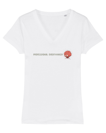 PROFESSIONAL OVERTHINKER - CREIER INCINS - LATERAL White