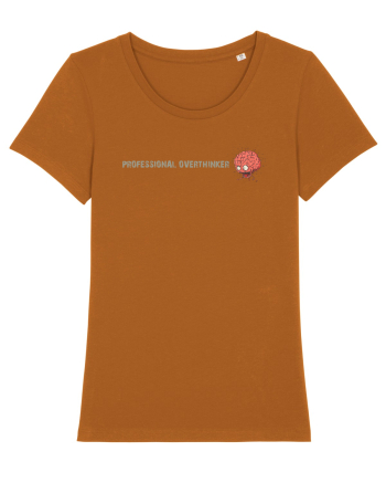 PROFESSIONAL OVERTHINKER - CREIER INCINS - LATERAL Roasted Orange