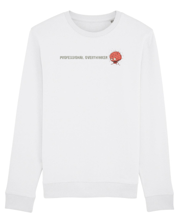 PROFESSIONAL OVERTHINKER - CREIER INCINS - LATERAL White