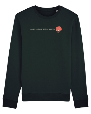 PROFESSIONAL OVERTHINKER - CREIER INCINS - LATERAL Black