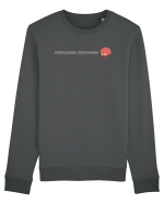 PROFESSIONAL OVERTHINKER - CREIER INCINS - LATERAL Bluză mânecă lungă Unisex Rise