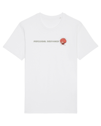 PROFESSIONAL OVERTHINKER - CREIER INCINS - LATERAL White