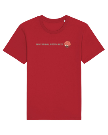 PROFESSIONAL OVERTHINKER - CREIER INCINS - LATERAL Red