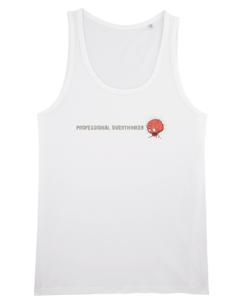 PROFESSIONAL OVERTHINKER - CREIER INCINS - LATERAL White