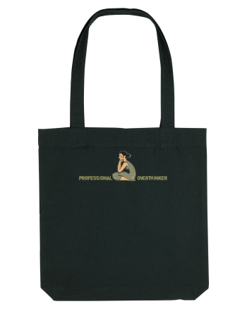 PROFESSIONAL OVERTHINKER - GANDITOAREA DE LA HAMANGIA  Black