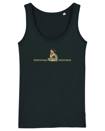 PROFESSIONAL OVERTHINKER - GANDITOAREA DE LA HAMANGIA  Black