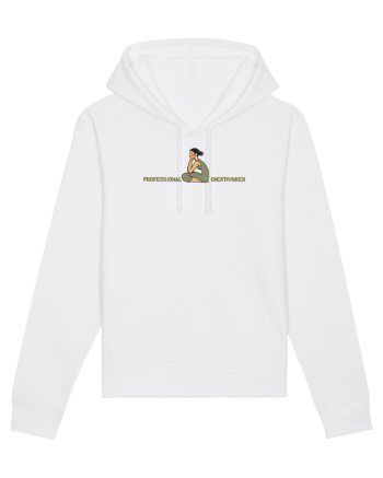 PROFESSIONAL OVERTHINKER - GANDITOAREA DE LA HAMANGIA  White