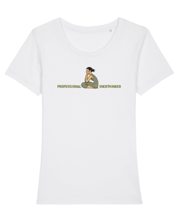 PROFESSIONAL OVERTHINKER - GANDITOAREA DE LA HAMANGIA  White