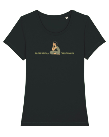 PROFESSIONAL OVERTHINKER - GANDITOAREA DE LA HAMANGIA  Black