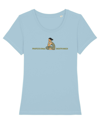 PROFESSIONAL OVERTHINKER - GANDITOAREA DE LA HAMANGIA  Sky Blue