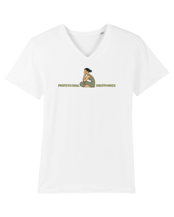 PROFESSIONAL OVERTHINKER - GANDITOAREA DE LA HAMANGIA  White
