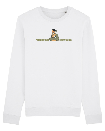 PROFESSIONAL OVERTHINKER - GANDITOAREA DE LA HAMANGIA  White