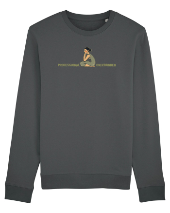 PROFESSIONAL OVERTHINKER - GANDITOAREA DE LA HAMANGIA  Anthracite