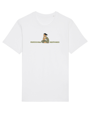 PROFESSIONAL OVERTHINKER - GANDITOAREA DE LA HAMANGIA  White