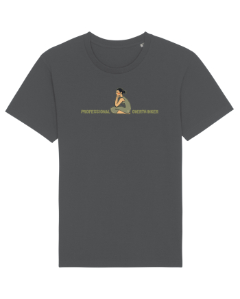 PROFESSIONAL OVERTHINKER - GANDITOAREA DE LA HAMANGIA  Anthracite