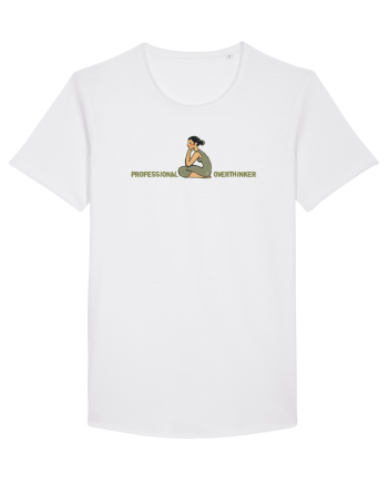 PROFESSIONAL OVERTHINKER - GANDITOAREA DE LA HAMANGIA  White