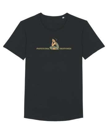 PROFESSIONAL OVERTHINKER - GANDITOAREA DE LA HAMANGIA  Black