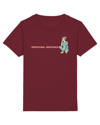 PROFESSIONAL OVERTHINKER - GANDITOAREA - LATERAL Burgundy