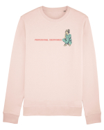 PROFESSIONAL OVERTHINKER - GANDITOAREA - LATERAL Bluză mânecă lungă Unisex Rise