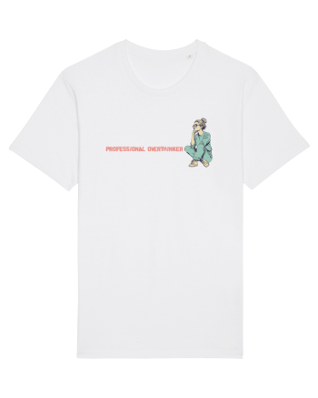 PROFESSIONAL OVERTHINKER - GANDITOAREA - LATERAL White