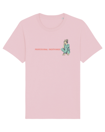 PROFESSIONAL OVERTHINKER - GANDITOAREA - LATERAL Cotton Pink