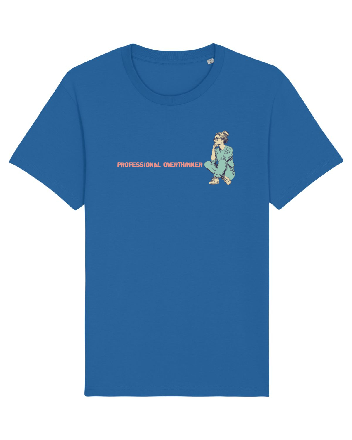 Tricou mânecă scurtă Unisex Rocker Royal Blue