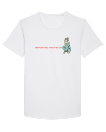PROFESSIONAL OVERTHINKER - GANDITOAREA - LATERAL White