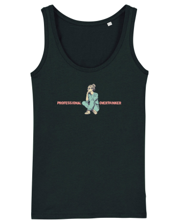 PROFESSIONAL OVERTHINKER - GANDITOAREA  Black
