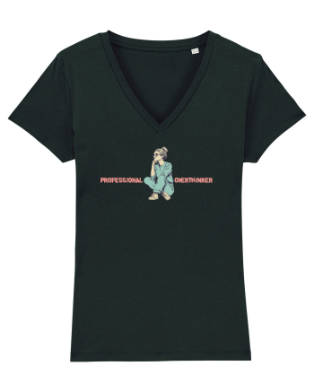 PROFESSIONAL OVERTHINKER - GANDITOAREA  Black