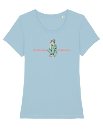 PROFESSIONAL OVERTHINKER - GANDITOAREA  Sky Blue