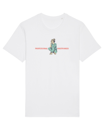 PROFESSIONAL OVERTHINKER - GANDITOAREA  White