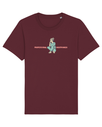 PROFESSIONAL OVERTHINKER - GANDITOAREA  Burgundy