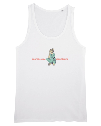 PROFESSIONAL OVERTHINKER - GANDITOAREA  White