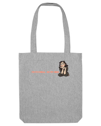 PROFESSIONAL OVERTHINKER - GANDITOAREA 2 - LATERAL Heather Grey