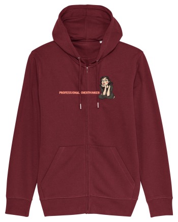 PROFESSIONAL OVERTHINKER - GANDITOAREA 2 - LATERAL Burgundy