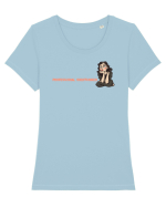 PROFESSIONAL OVERTHINKER - GANDITOAREA 2 - LATERAL Tricou mânecă scurtă guler larg fitted Damă Expresser