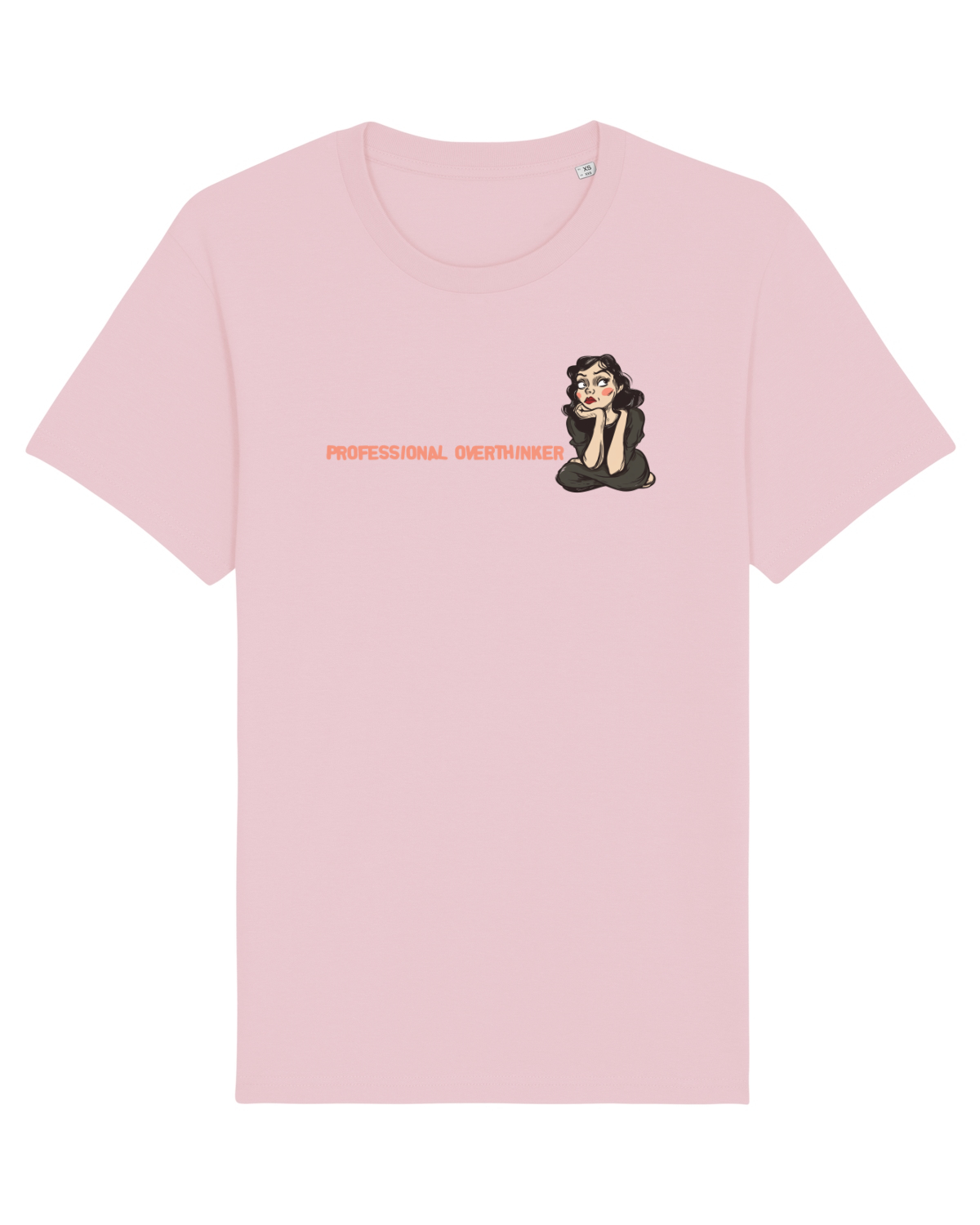 Tricou mânecă scurtă Unisex Rocker Cotton Pink