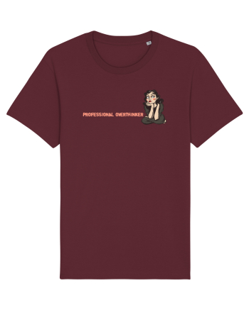 PROFESSIONAL OVERTHINKER - GANDITOAREA 2 - LATERAL Burgundy