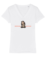 PROFESSIONAL OVERTHINKER - GANDITOAREA 2 Tricou mânecă scurtă guler V Damă Evoker