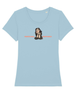 PROFESSIONAL OVERTHINKER - GANDITOAREA 2 Tricou mânecă scurtă guler larg fitted Damă Expresser