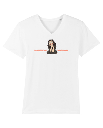 PROFESSIONAL OVERTHINKER - GANDITOAREA 2 White