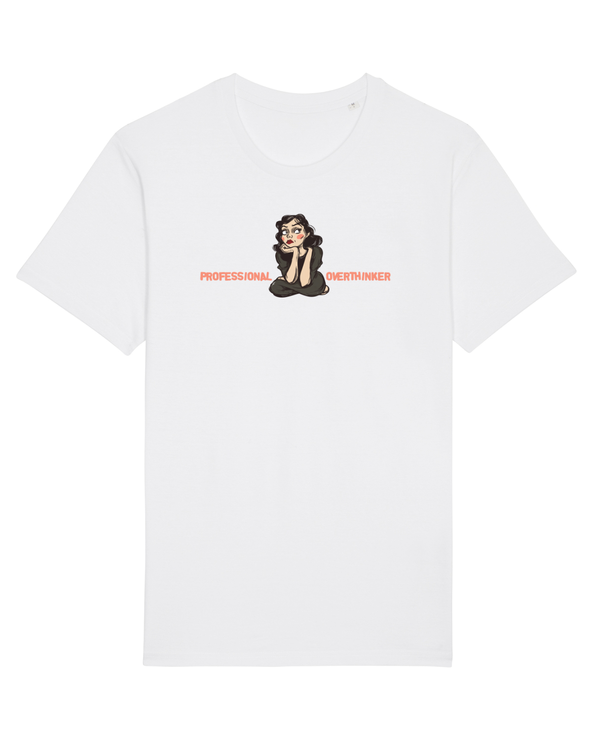 Tricou mânecă scurtă Unisex Rocker White
