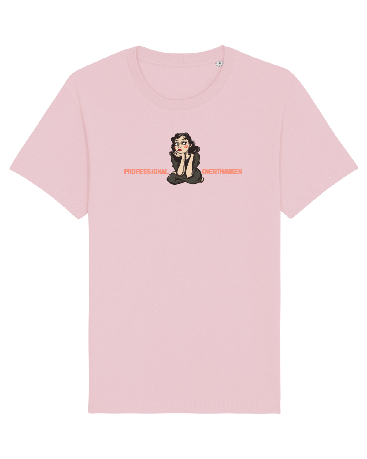 Tricou mânecă scurtă Unisex Rocker Cotton Pink
