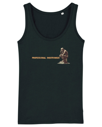 PROFESSIONAL OVERTHINKER - GANDITORUL DE LA HAMANGIA - lateral Black