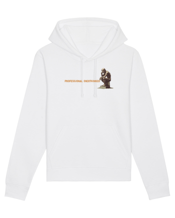 PROFESSIONAL OVERTHINKER - GANDITORUL DE LA HAMANGIA - lateral White