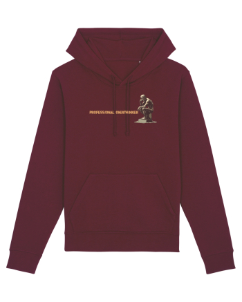 PROFESSIONAL OVERTHINKER - GANDITORUL DE LA HAMANGIA - lateral Burgundy