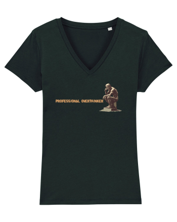 PROFESSIONAL OVERTHINKER - GANDITORUL DE LA HAMANGIA - lateral Black